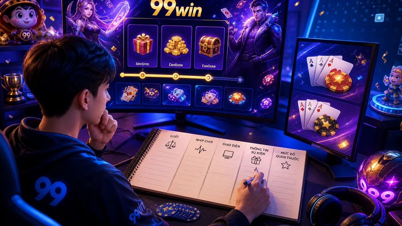 Từ sự kiện đến lựa chọn sáng suốt: cách chọn trò chơi 99win phù hợp